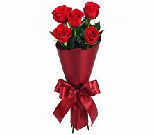 Букет 5 Красных роз Эдлесс Лав в Солянке