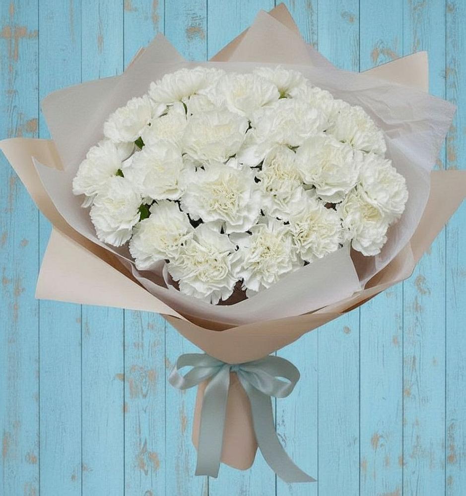 Букет цветов из: Гвоздики в Солянке