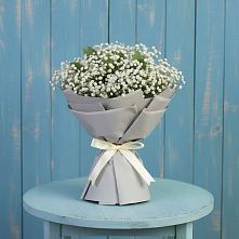 Букет цветов из:  Гипсофила в Солянке