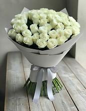 Букет 35 Белых роз в Солянке