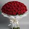 Букет 101 Красная роза Блэк Мэджик в Солянке
