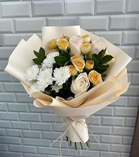 Букет цветов из:  Розы и Хризантемы в Солянке