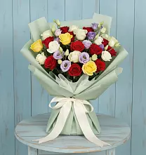 Букет цветов из:  Розы в Солянке