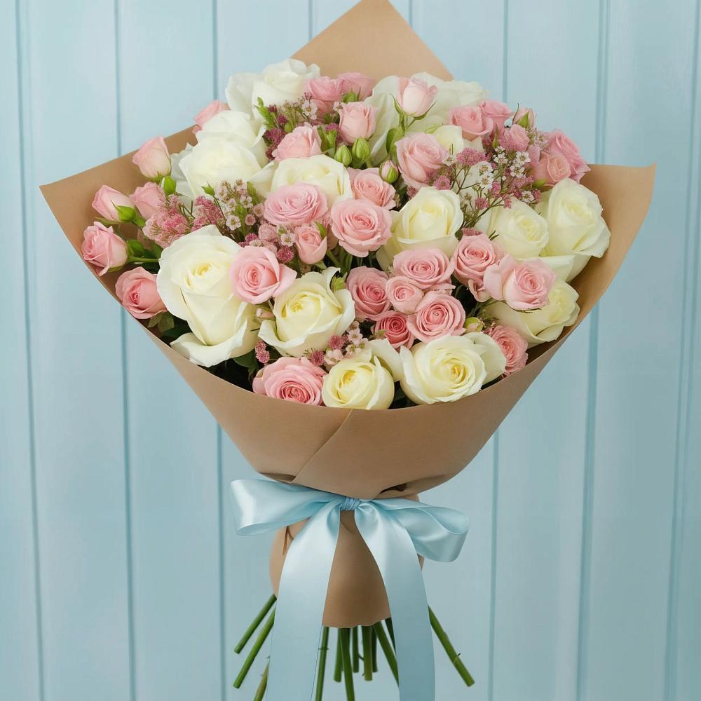 Букет цветов из: Розы в Солянке