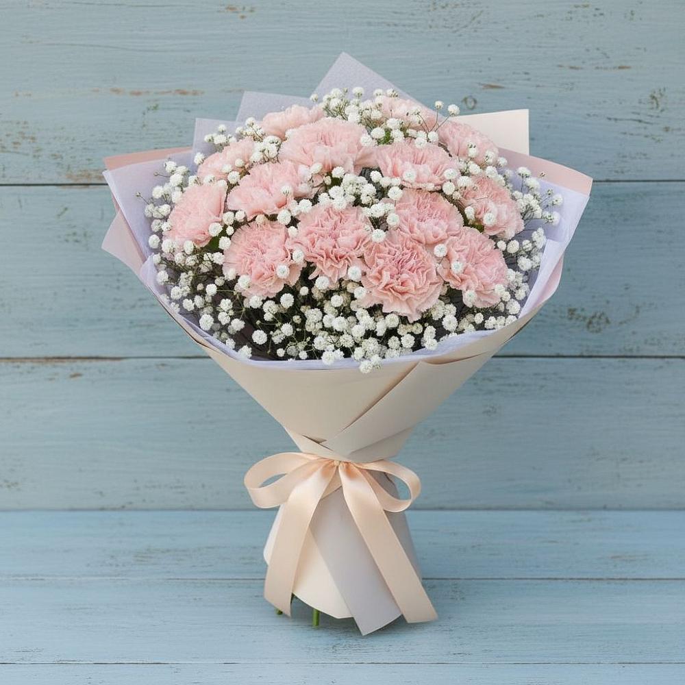 Букет цветов из: Гвоздики в Солянке