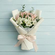 Букет цветов из:  Альстромерии в Солянке