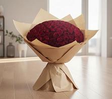 Букет 101 Красная роза в Солянке