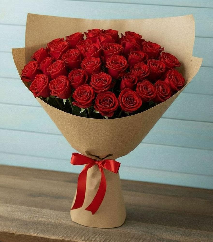 Букет Красные розы Милано в Солянке