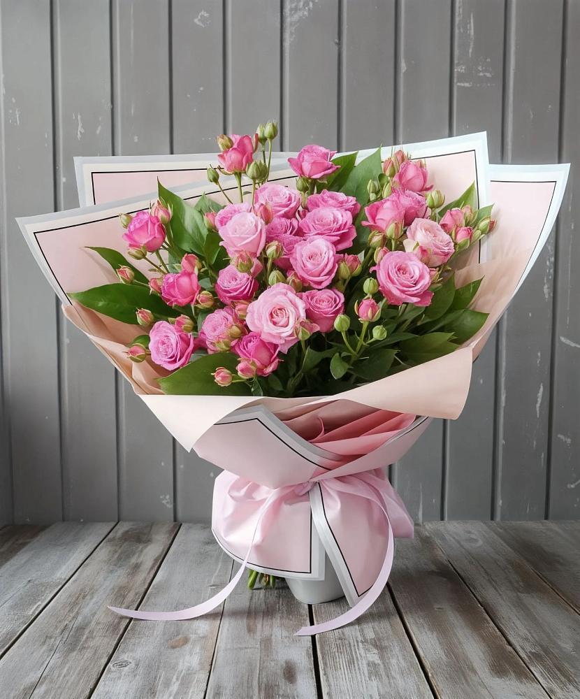 Букет Розовый кустик в Солянке