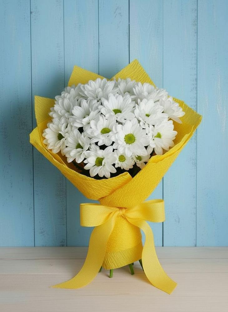 Букет цветов из: Хризантемы в Солянке