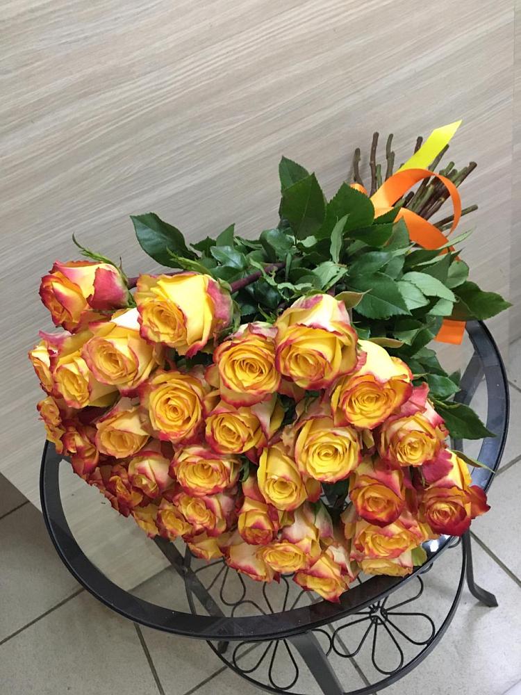 Букет Желтые розы в Солянке