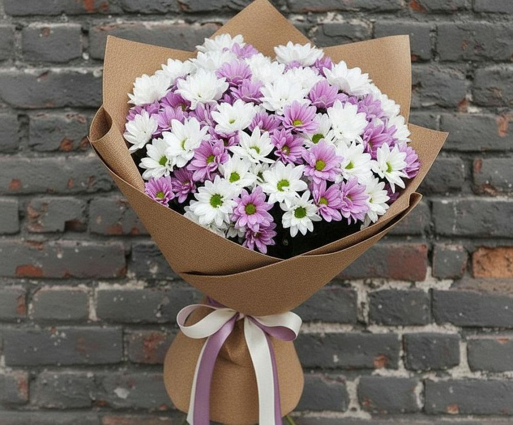 Букет цветов из: Хризантемы в Солянке