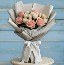 Букет цветов из:  Розы в Солянке