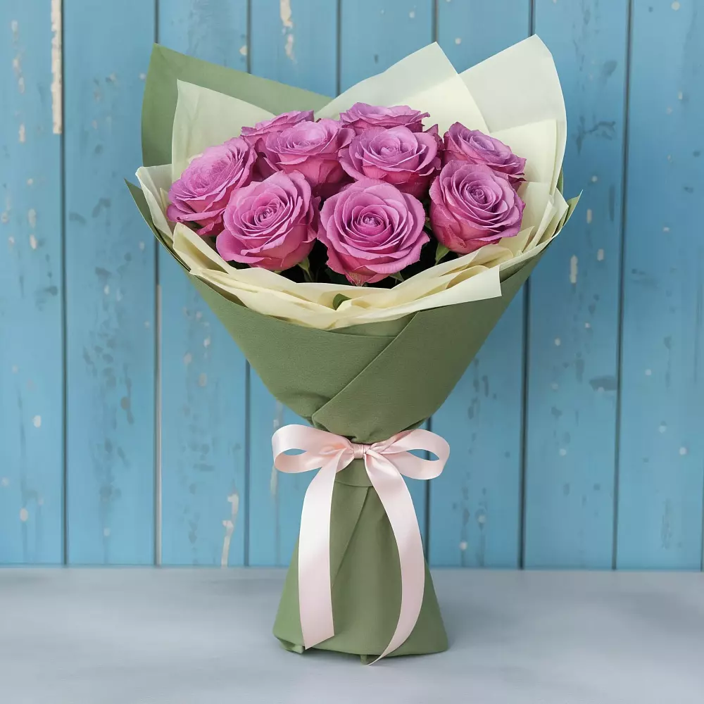 Букет Розы Фёрст Леди в Солянке