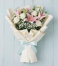 Букет цветов из:  Лилии в Солянке